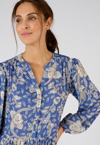Damart À ÉTAGES  PURE  - Vestido camisero - bleu indien