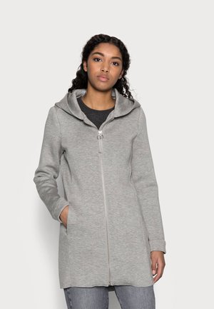 ONLLENA HOOD COAT PETIT - Zip-up sweatshirt - light grey melange