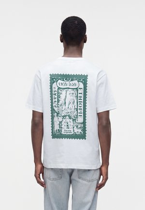 The New Originals, ETHIOPIA STAMP TEE - Print T-shirt - white