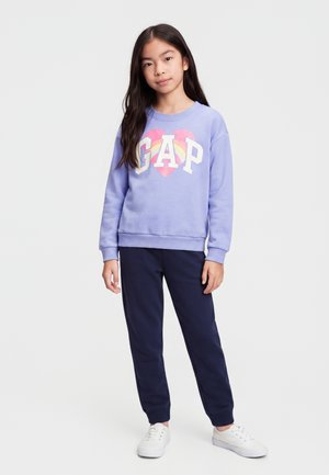 GAP FAM LOGO CREW - Φούτερ - pale periwinkle