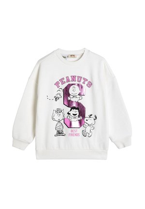 SNOOPY LICENSED LONG SLEEVE CREW NECK - Sudadera - white