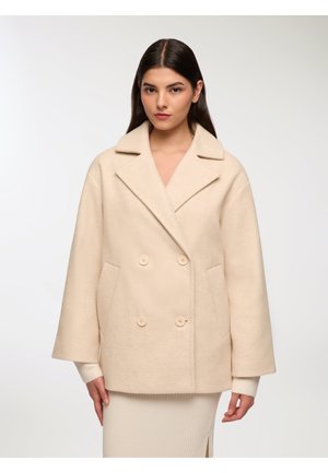 Cappotto corto - avorio melange