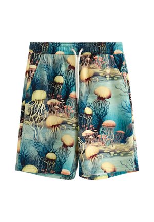 LINDEX SHORTS WITH BRUSHED INSIDE LINDEX - Træningsbukser - dusty green