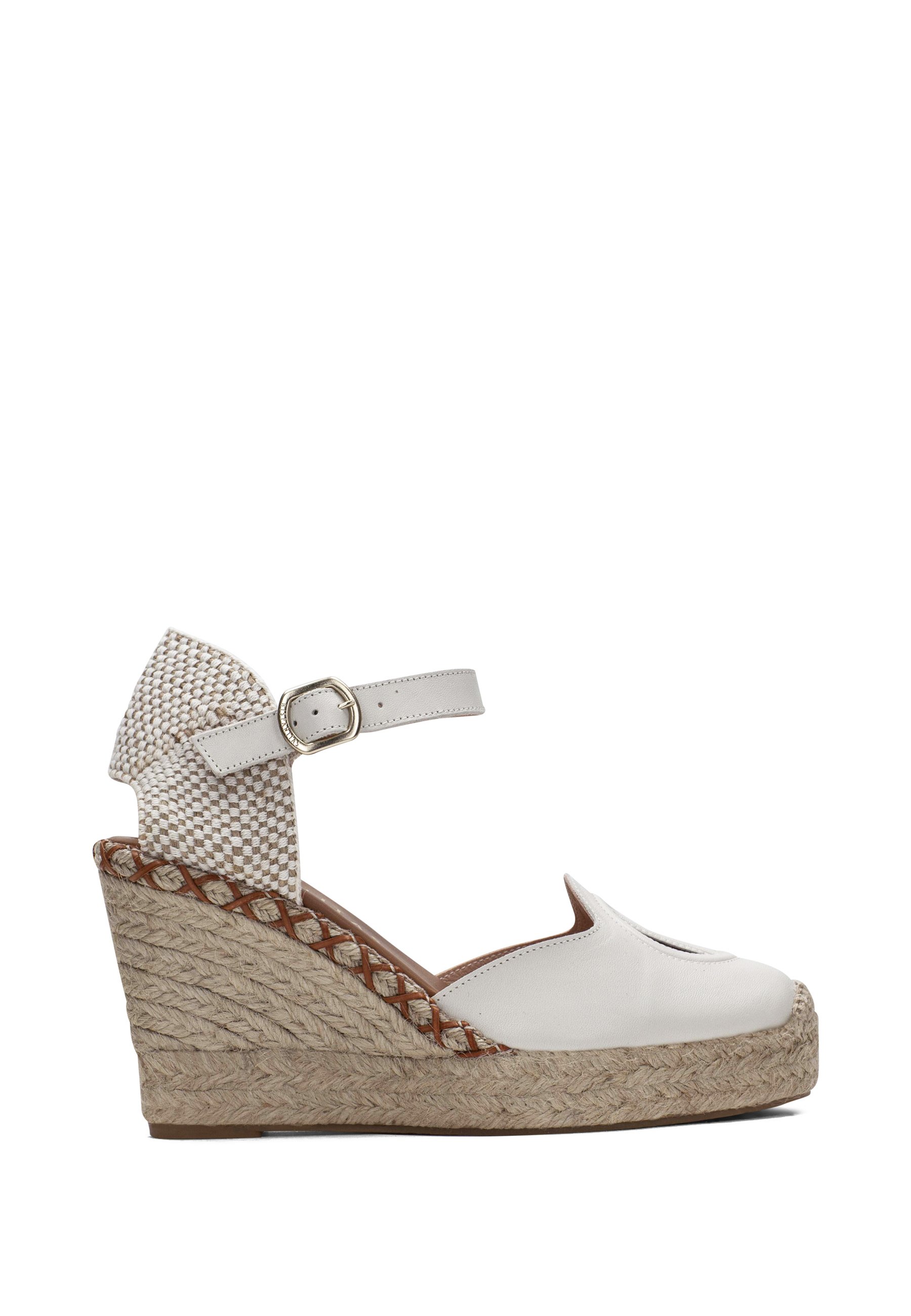 Hispanitas SOFIA - Sandalias de cuña - white/blanco - Zalando.es