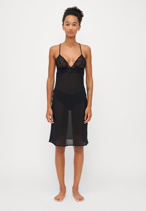 UNPADDED BABY DOLL - Nočná košieľka - nero