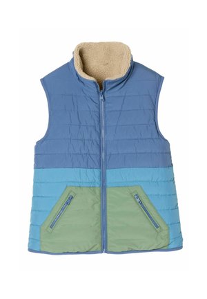 FatFace, PADDED FLEECE GILET - Vest - blue colourblock