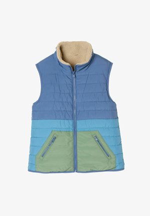 FatFace, PADDED FLEECE GILET - Vest - blue colourblock