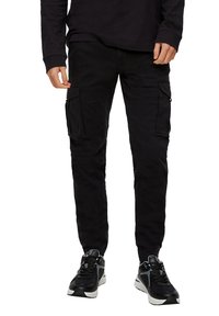 QS SLIM FIT STYLE - Cargohose - schwarz