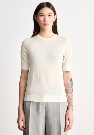 FARBELLA - Základné tričko - open white