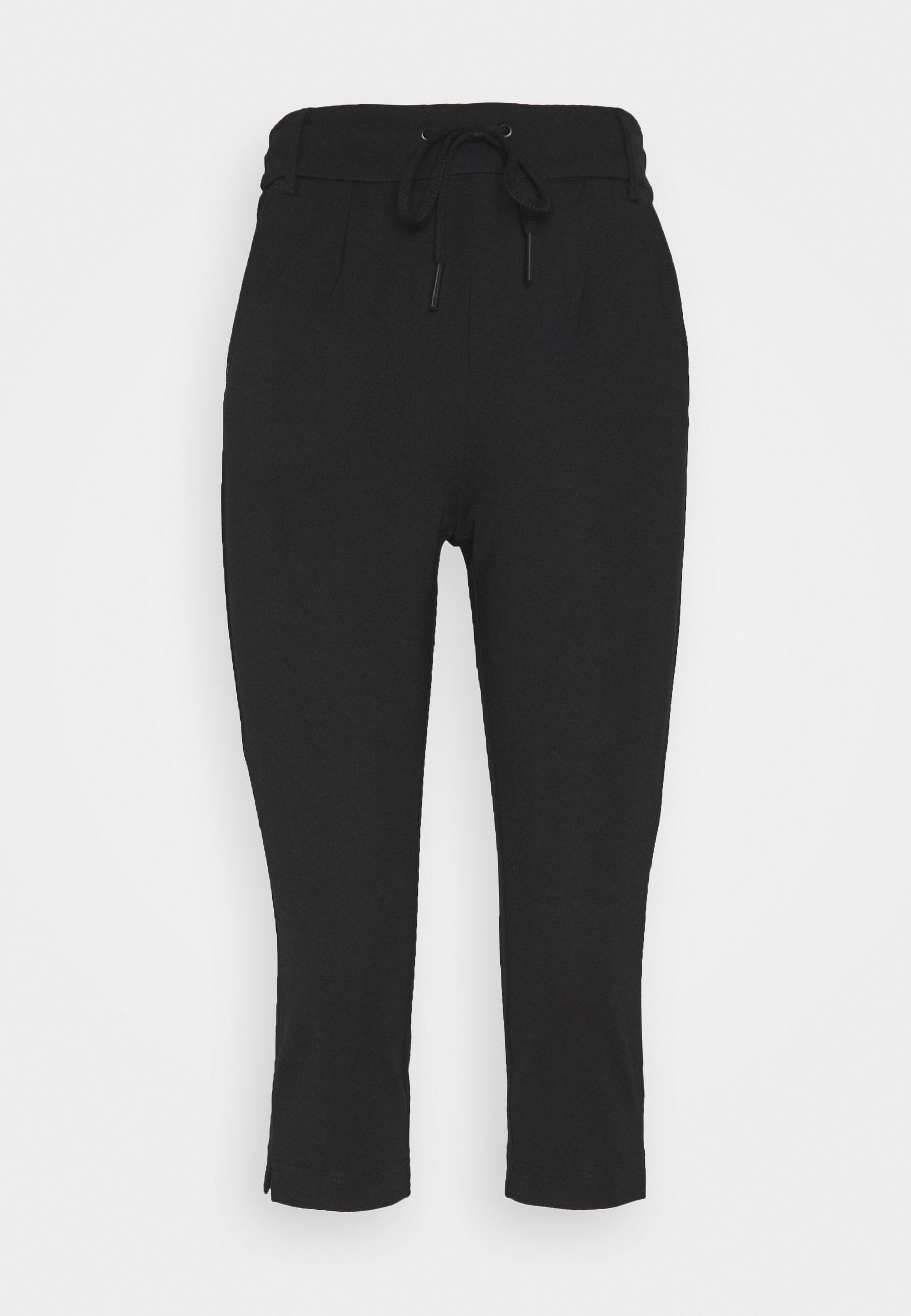 ONLY Petite ONLPOPTRASH EASY CAPRI PANT - Broek - black/Zwart - Zalando.nl