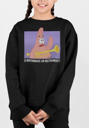 SPONGEBOB SQUAREPANTS MAYONNAISE - Sweatshirt - black