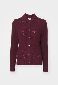 FORTUNE CARDIGAN - Vesta na kopčanje - wine