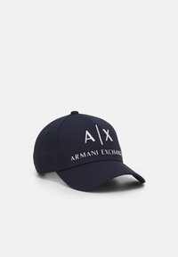 Armani Exchange - BASEBALL UNISEX - Šiltovka - blu navy/bianco Miniatúrny obrázok 1