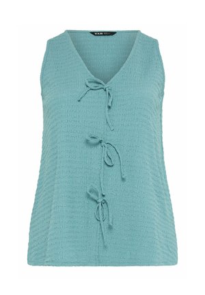 Yours Clothing, PLUS SIZE WAISTCOATS - Weste - light blue