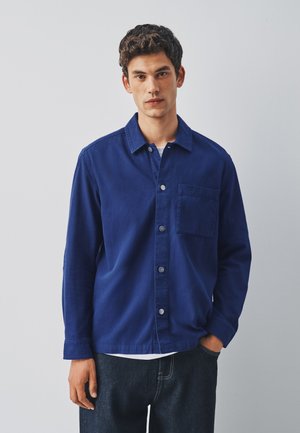 Next, REGULAR FIT - POCKET CANVAS SHACKET - Skjorter - blue