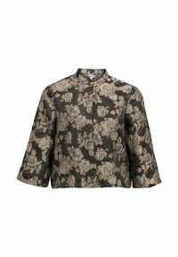 JACKE GEBLÜMTE - Skraistė  - black