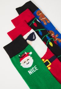 Only & Sons ONSXMAS CALENDER 8 PACK - Ponožky - black/jellybean/dressblues