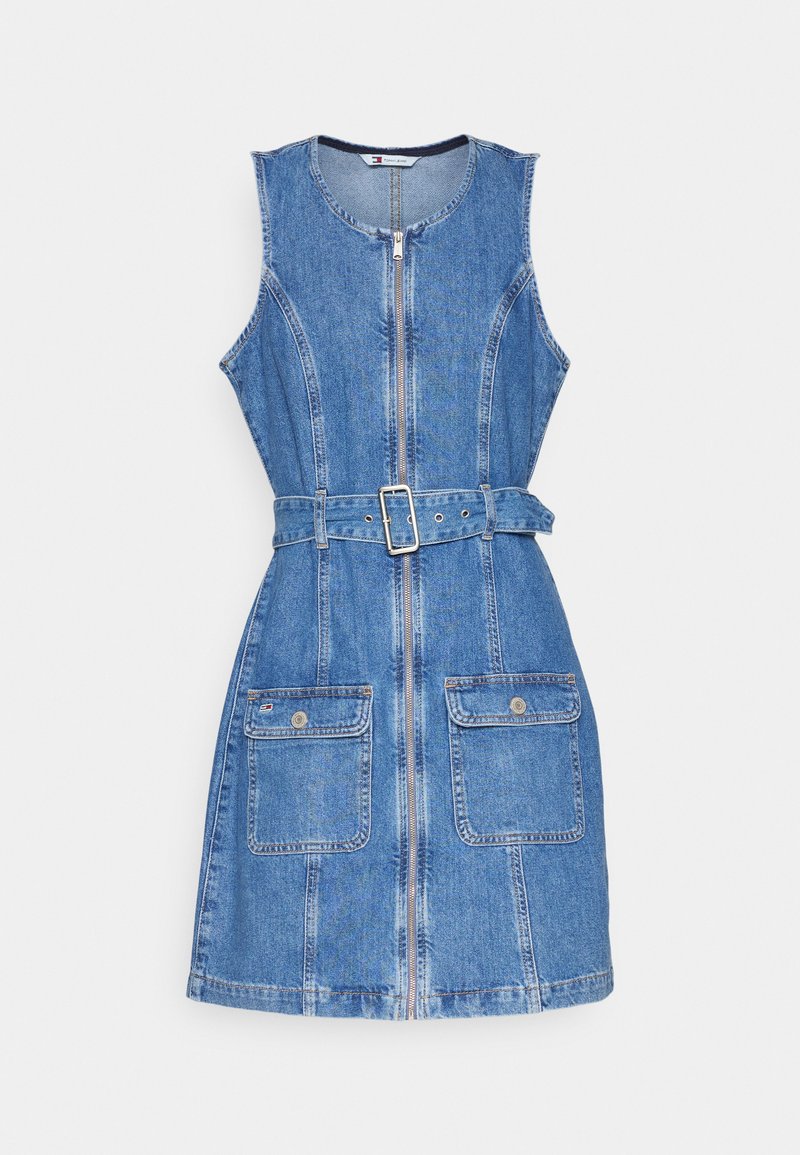 Tommy Jeans Jeansjurken blauw denim/bluedenim Tommy Jeans Jeansjurken blauw denim/bluedenim