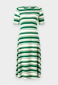 BLOCK STRIPE MIDI DRESS - Vestido de dia - green mint