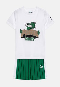 Puma - MINICATS FANBASE UNISEX SET  - Träningsshorts - white Miniatyrbild 1