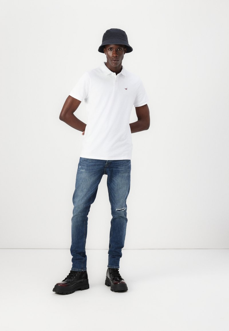 Hollister Co. Stretch Polo 3-Pack - Poloshirt - white/navy/black