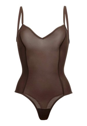 ALL MESH SHAPING BODY - Body - cacao