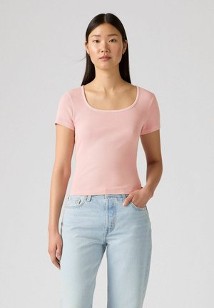 Levi's® ESSENTIAL SQRD NECK - T-shirt basique - fa garment dye