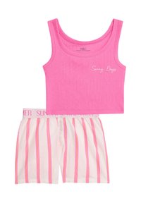 Marks & Spencer 2 PACK RICH STRIPED SET - Pyžamová sada - light turq mix