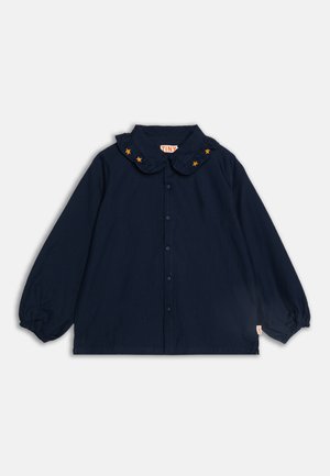 TINYCOTTONS STARS FRILL COLLAR - Pluus - navy/warm blue