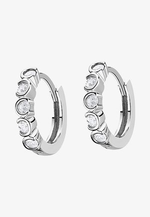 Lotus Silver, Earrings - silber weiß farben