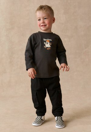Next, REGULAR FIT - LONG SLEEVE BACK GRAPHIC T-SHIRT - Langarmshirt - black glow in the dark halloween ghost