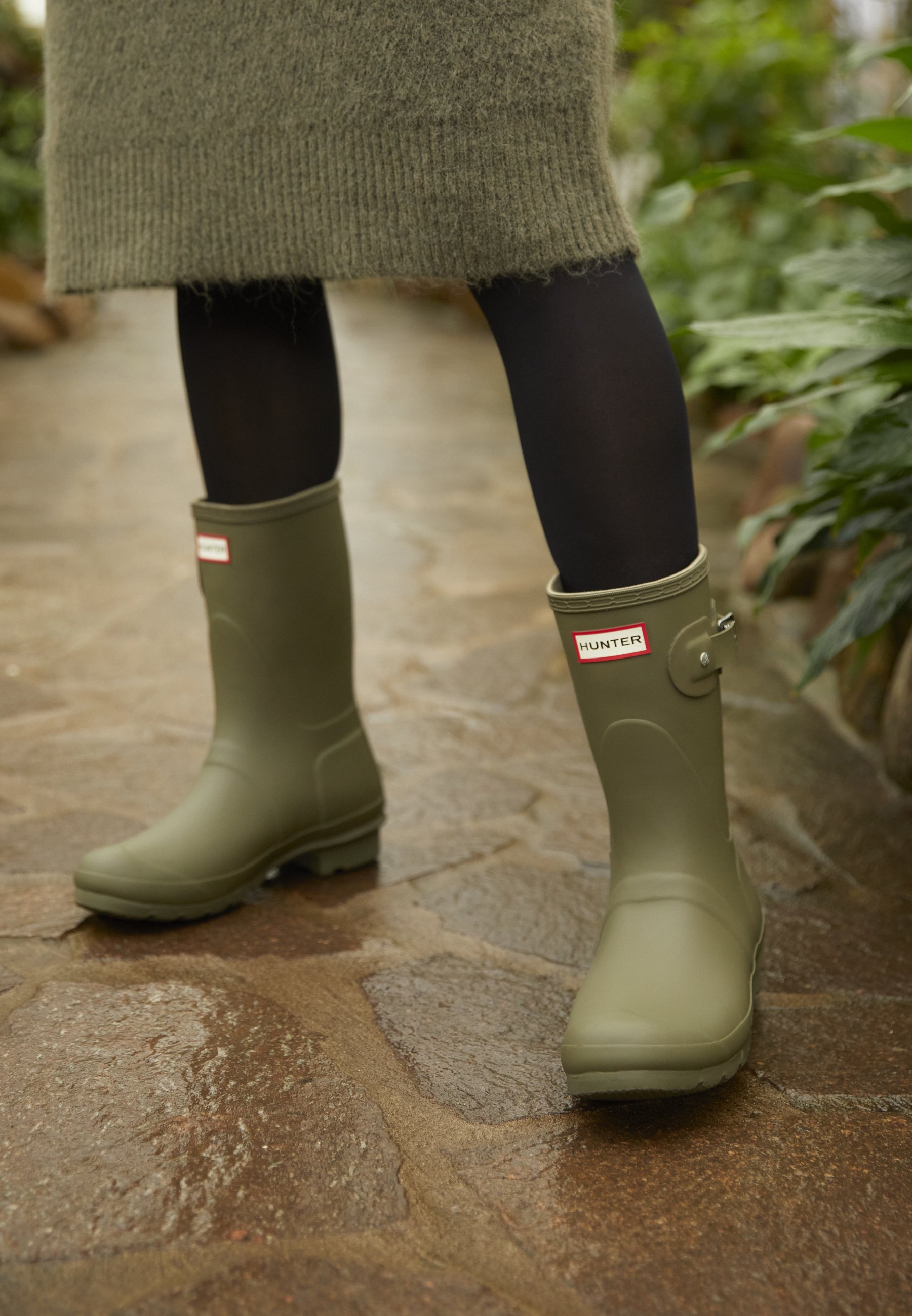 Hunter Olive Green Boots