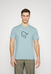 Norrøna /29 COTTON VIKING T-SHIRT - T-shirt estampada - tourmaline