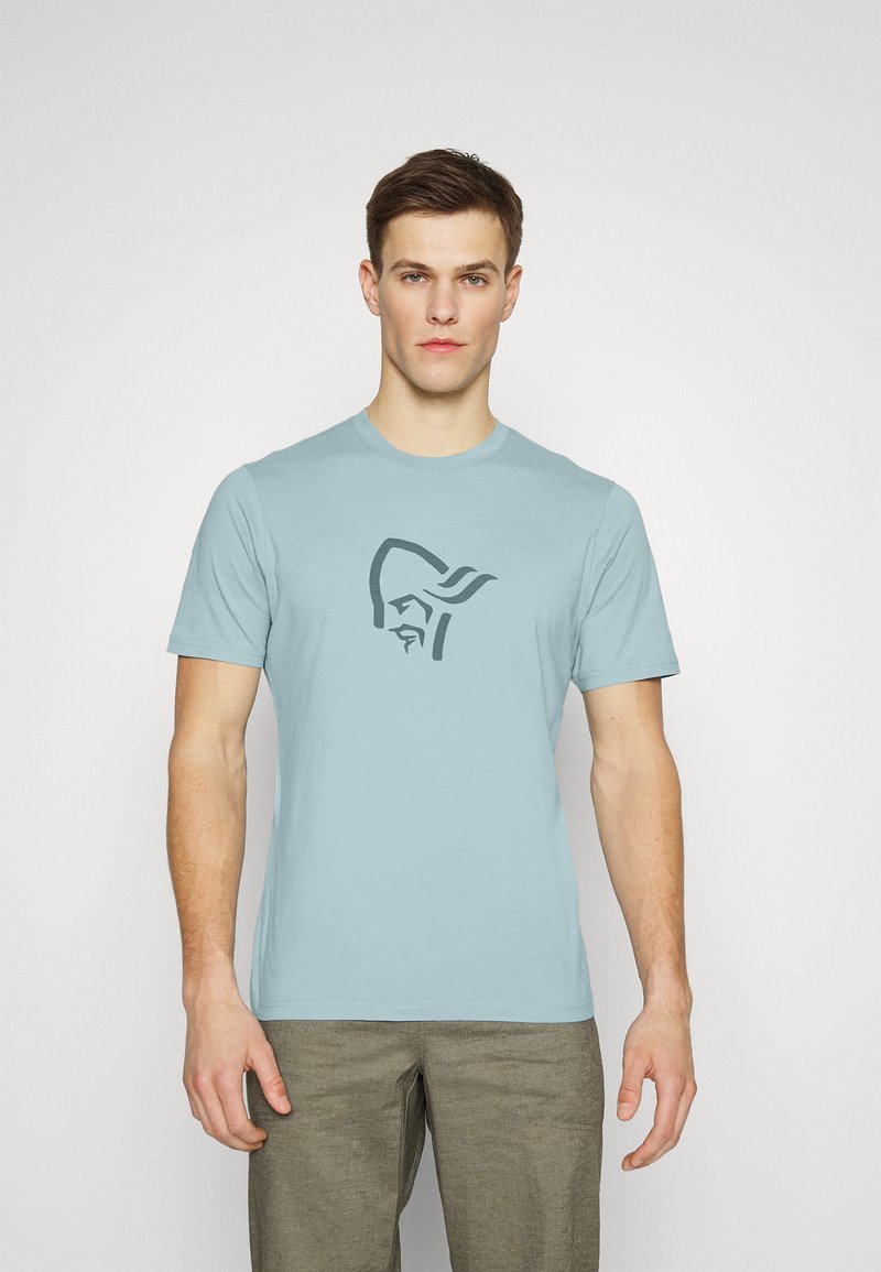 Norrøna /29 COTTON VIKING T-SHIRT - T-shirt estampada - tourmaline