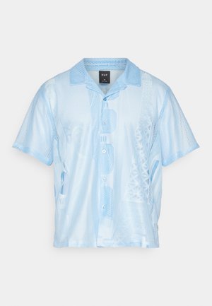 HUF WORLD TOUR SHIRT UNISEX - Vapaa-ajan kauluspaita - cloud blue