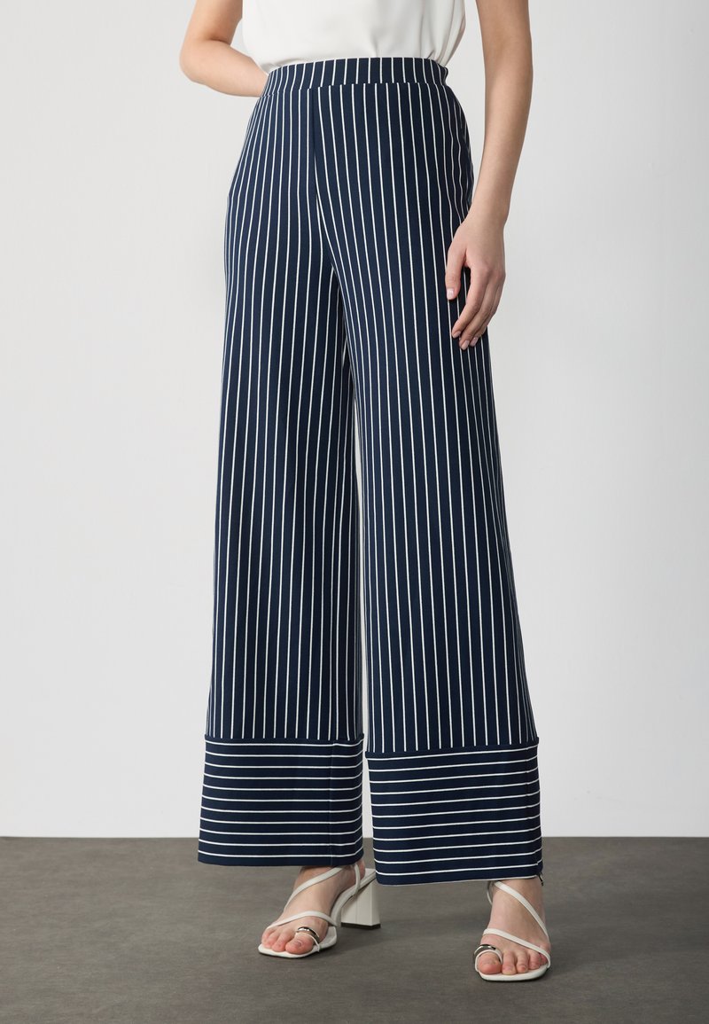 Anna Field - Auduma bikses - navy/white, Palielināt