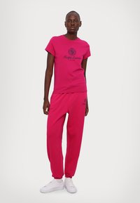 Polo Ralph Lauren ANKLE ATHLETIC - Παντελόνι φόρμας - pink sky/navy