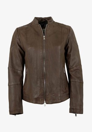 7eleven RITA - Lederjacke - braun