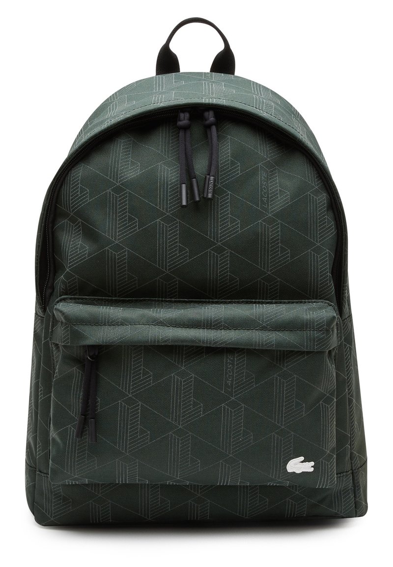 Lacoste Sac à dos sinople monogramme/noir chiné ZALANDO.FR