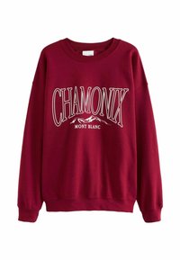 Next GRAPHIC  - Sweatshirt - red chamonix