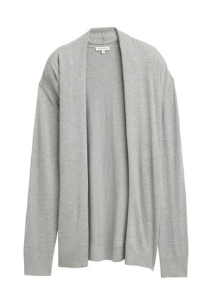 Chaqueta de punto - medium silver grey melange