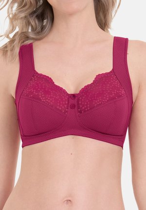 Underwired bra - cherry red