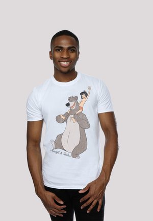 DISNEY DSCHUNGELBUCH MOGLI UND BALU - Print T-shirt - white