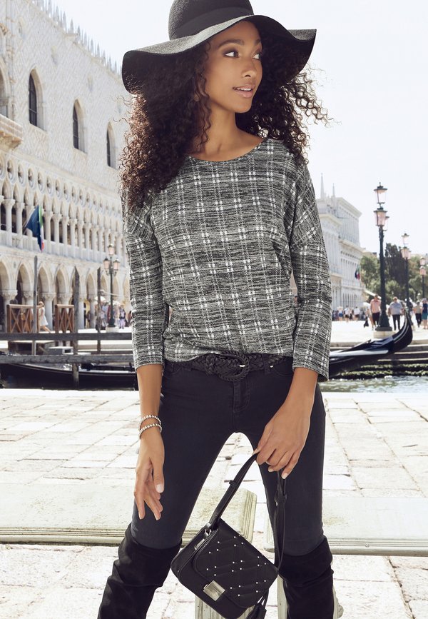 HÜFT - Flechtgürtel - schwarz