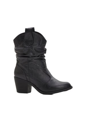 Bottines de cowboy / motard - black