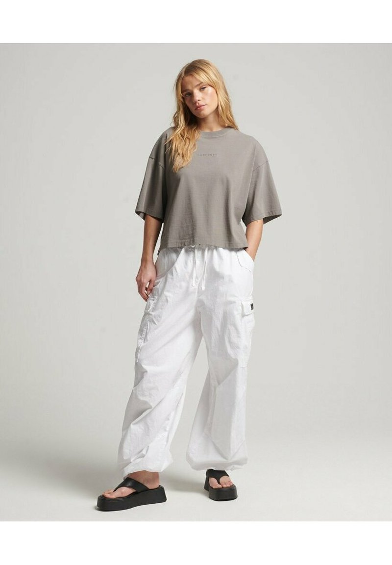 Superdry BOXY Basic Tshirt grey quartz/grey Zalando.co.uk