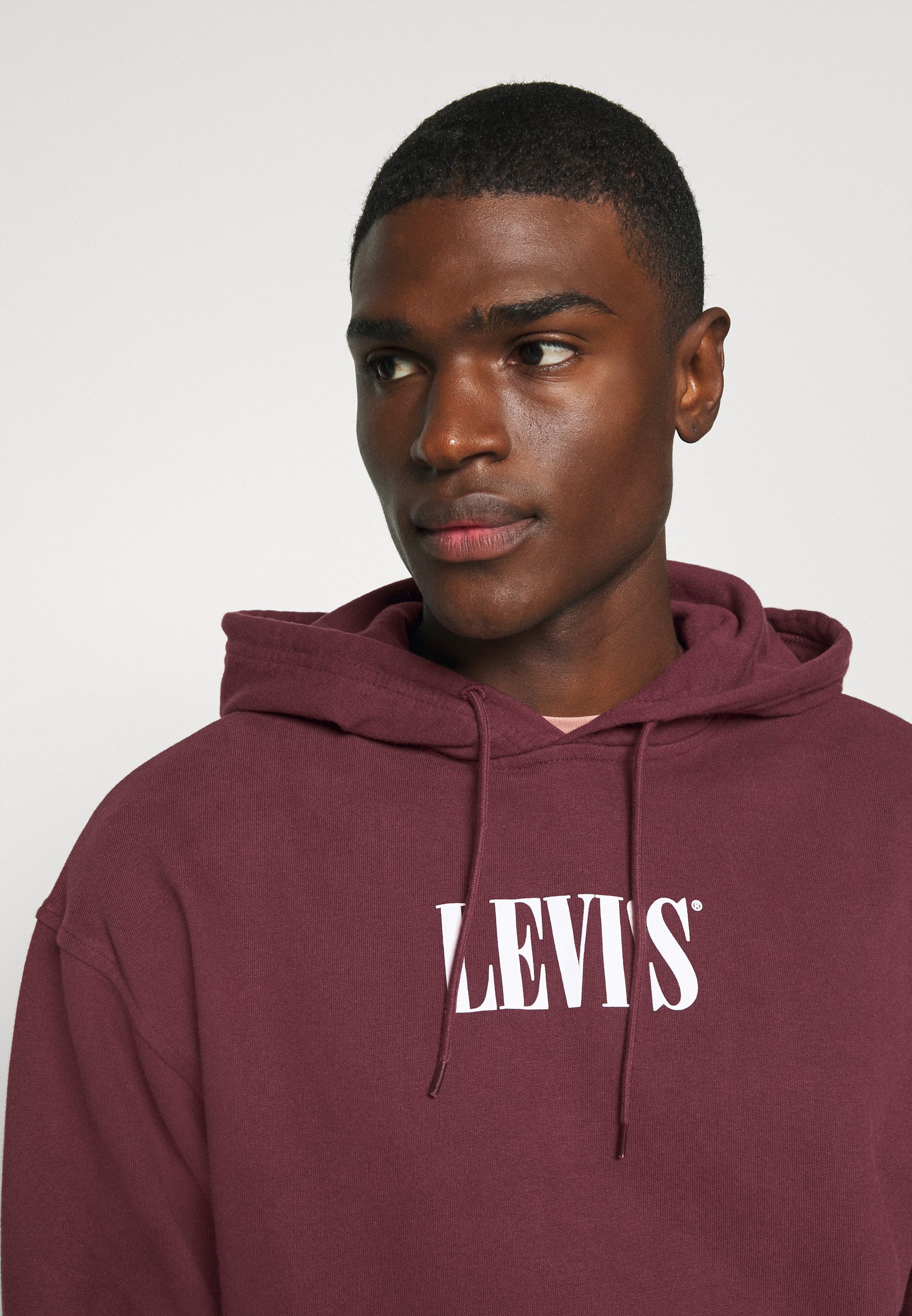 RELAXED GRAPHIC - Hoodie - bordeaux 