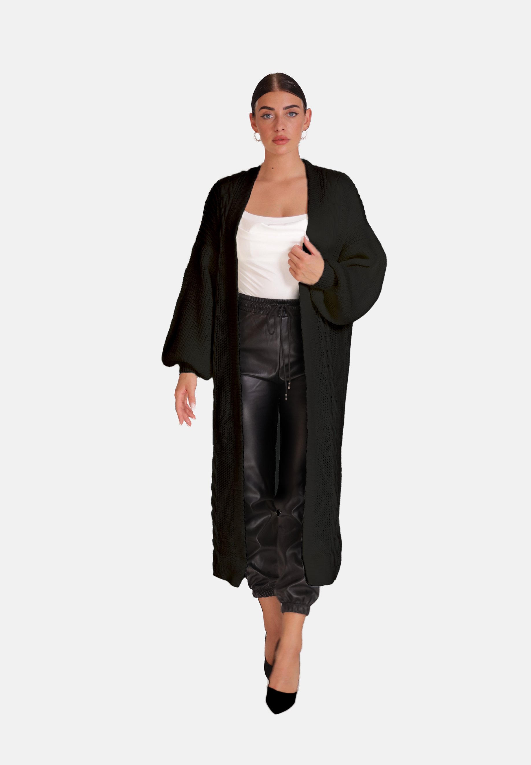 Elara ELARA Strickjacke schwarz