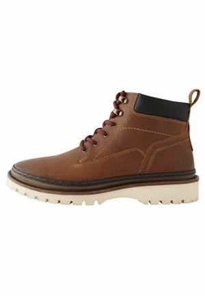 CLEATED  - Bottines à lacets - tan brown