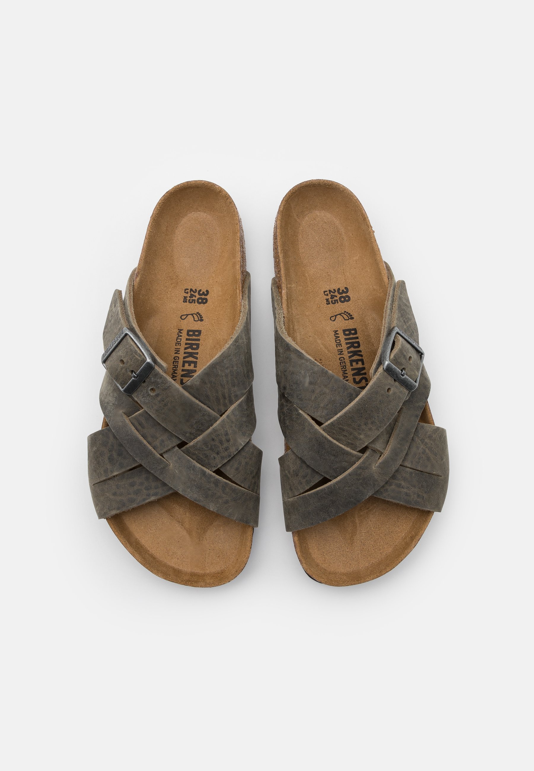 Birkenstock LUGANO UNISEX - Muiltjes - faded khaki/kaki - Zalando.nl